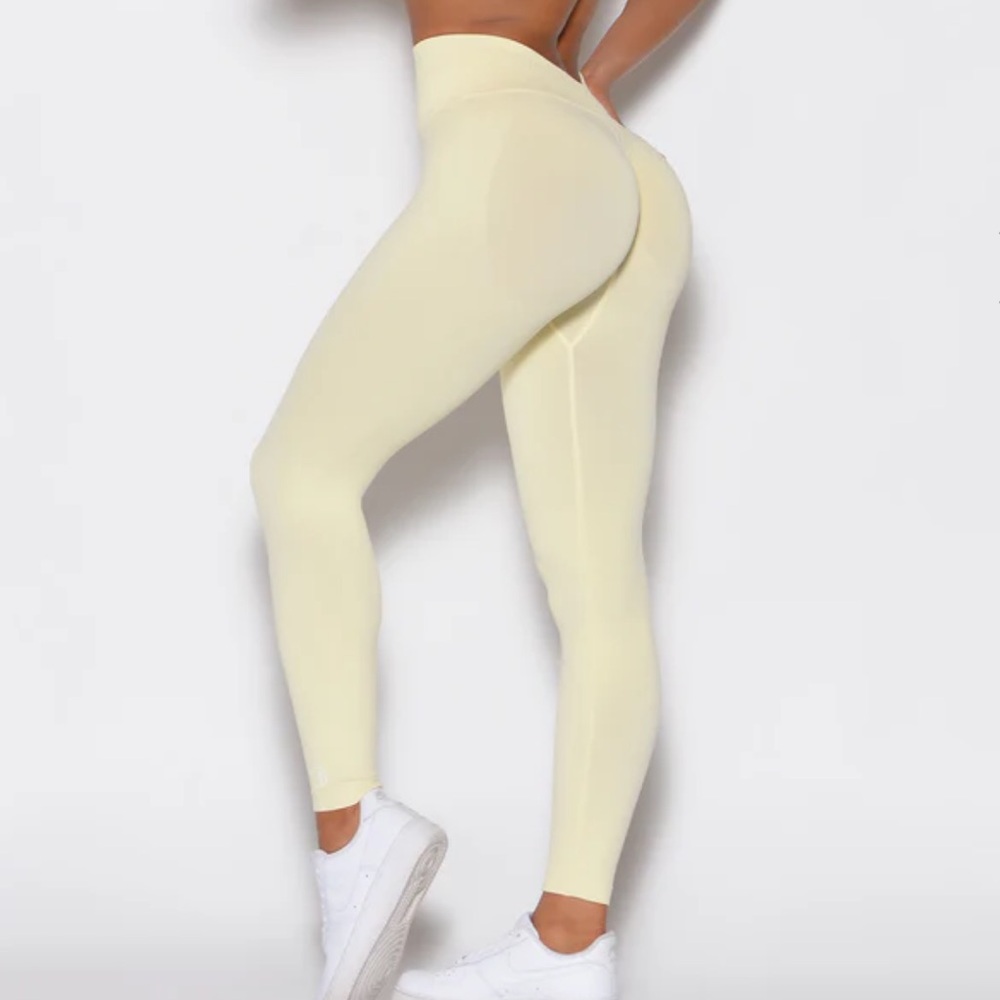 SOLD Bombshell Sportswear Cream Leggings